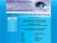 Tablet Screenshot of kellybernsteinlpc.com